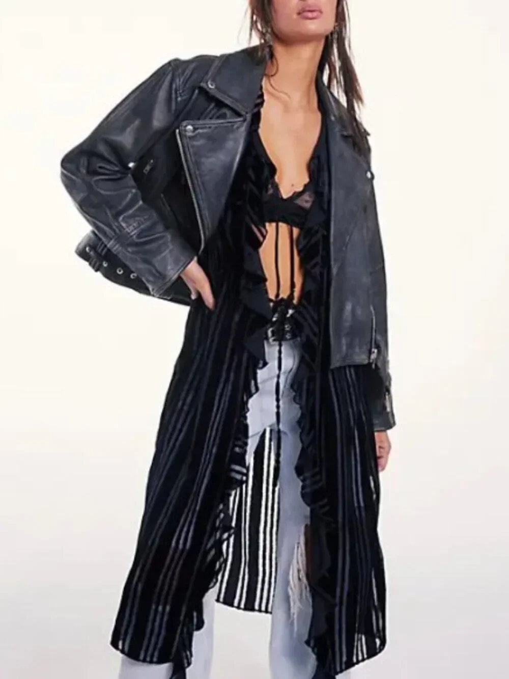 Free People Dolly Open Front Duster. S